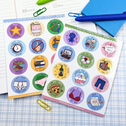 Adulting Rewards Sticker Sheet