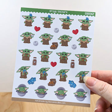 Baby Alien Sticker Sheet