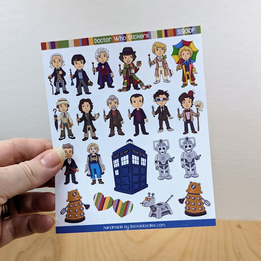The Doctors Sticker Sheet First Run