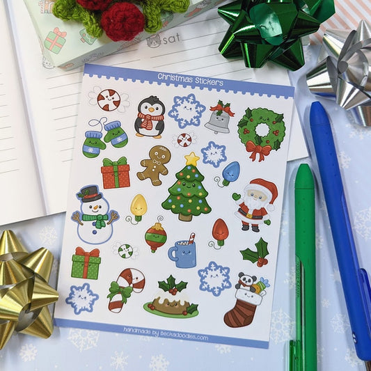 Christmas Cuties Sticker Sheet