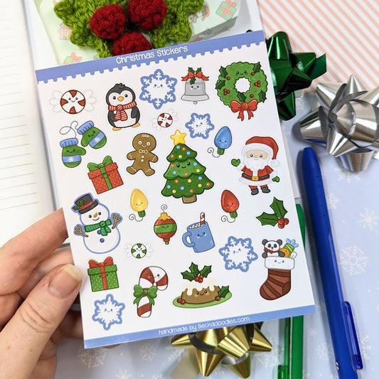 Christmas Cuties Sticker Sheet