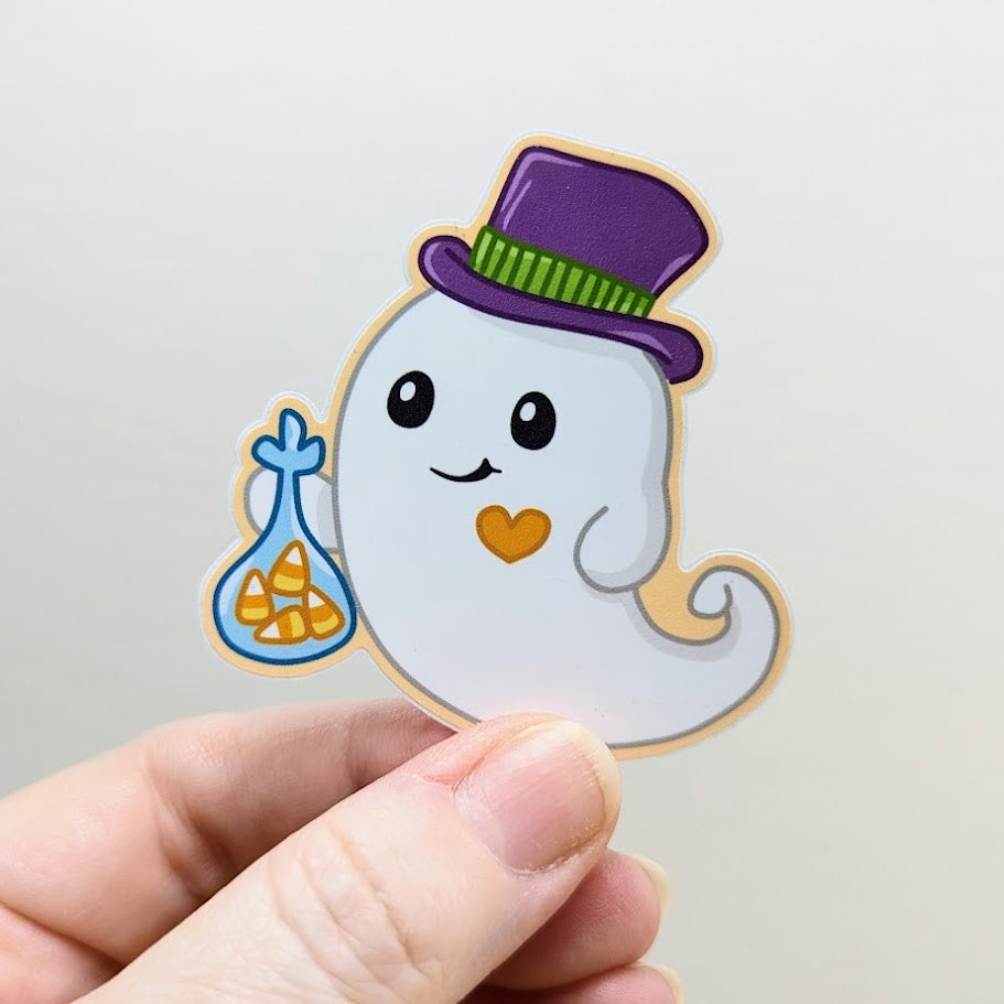 Ghost Couple Sticker