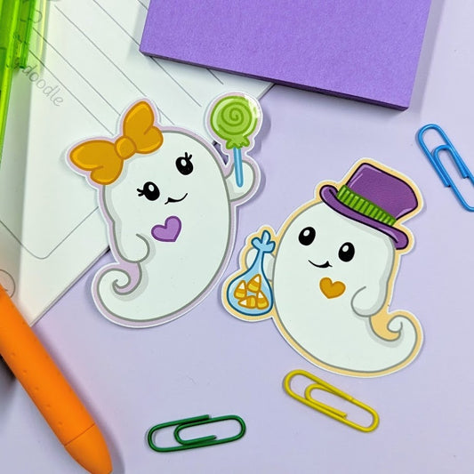 Ghost Couple Sticker