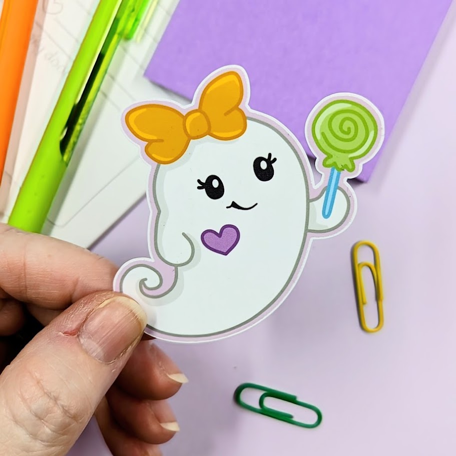 Ghost Couple Sticker