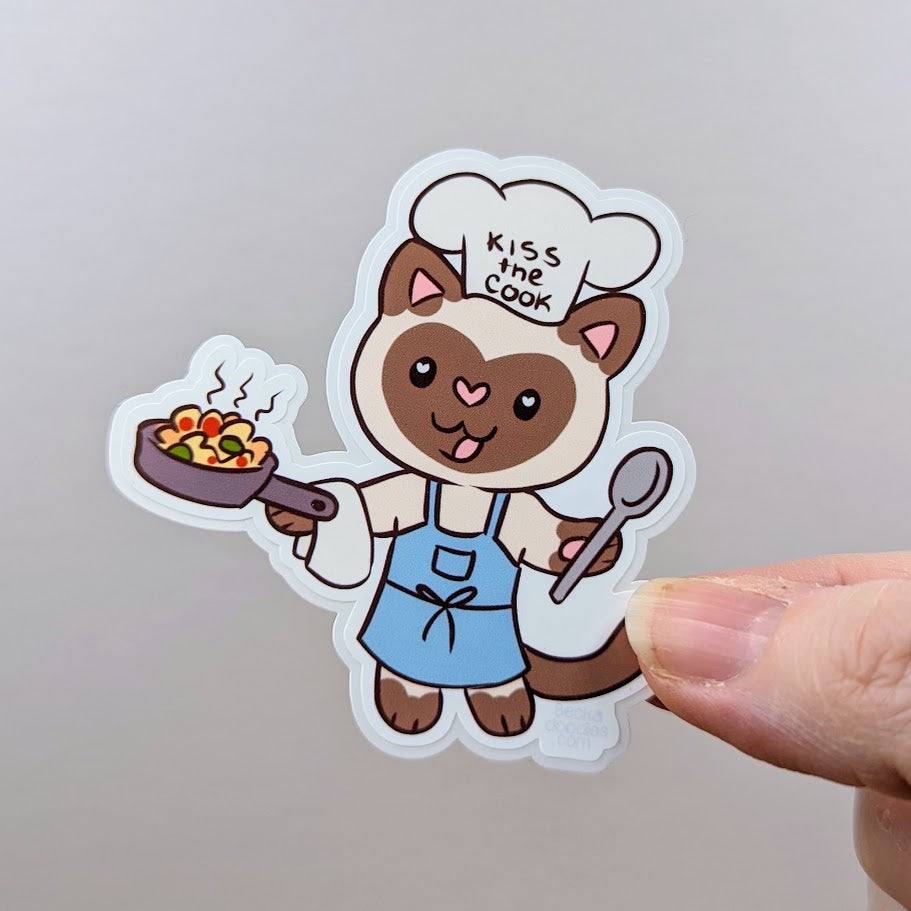 Chef Cat Sticker