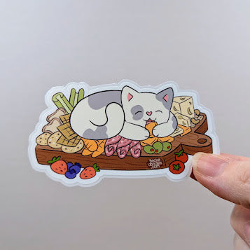 Charcutier Cat Sticker
