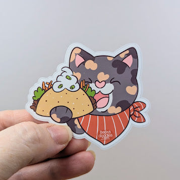 Taco Cat Sticker