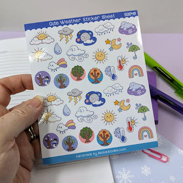 Weather Sticker Sheet