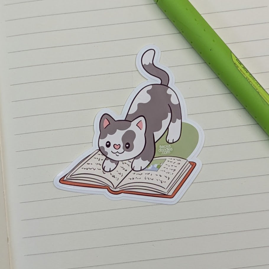 Inside Story Cat Sticker