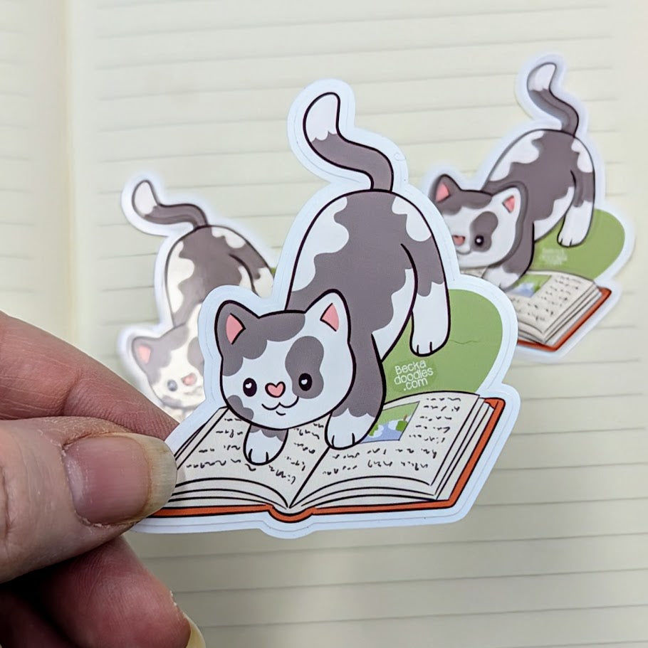 Inside Story Cat Sticker