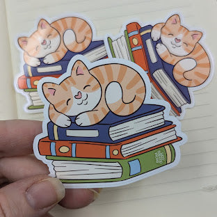 Ginger Cat Books Sticker
