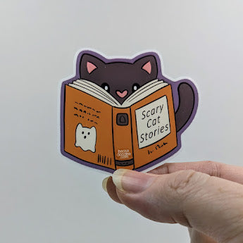 Scary Stories Cat Sticker