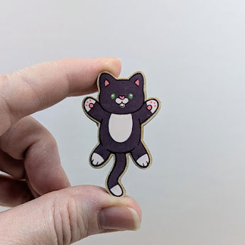 Tuxedo Cat Needle Minder