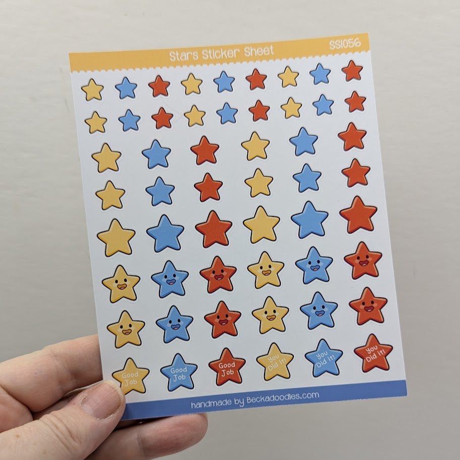 Stars Sticker Sheet