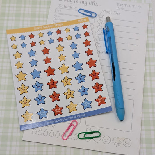 Stars Sticker Sheet
