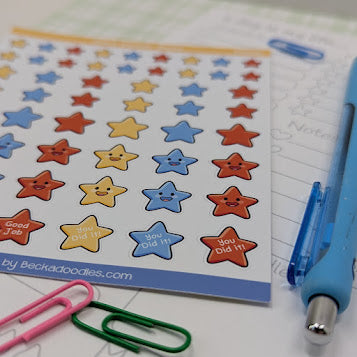 Stars Sticker Sheet