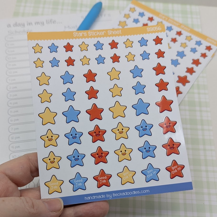 Stars Sticker Sheet