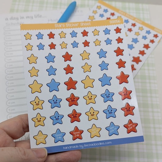 Stars Sticker Sheet