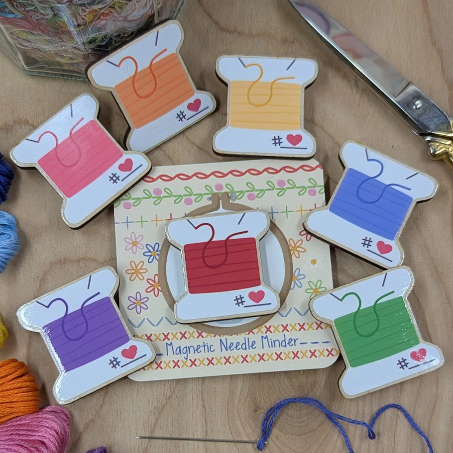 Rainbow Bobbin Needle Minder