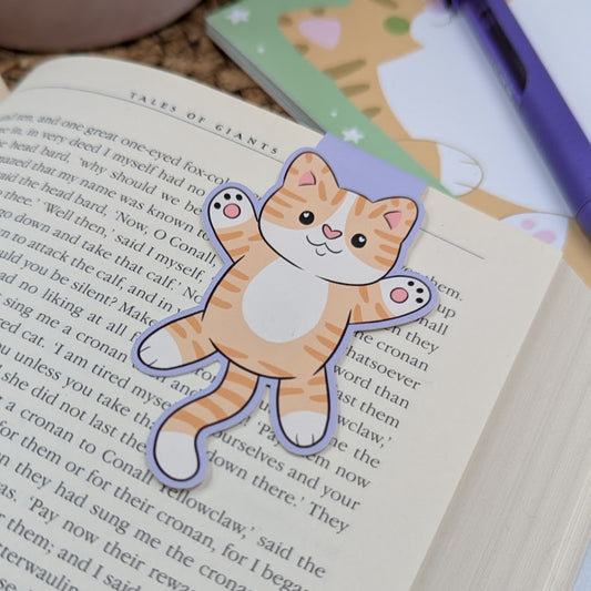 Ginger Cat Magnetic Bookmark