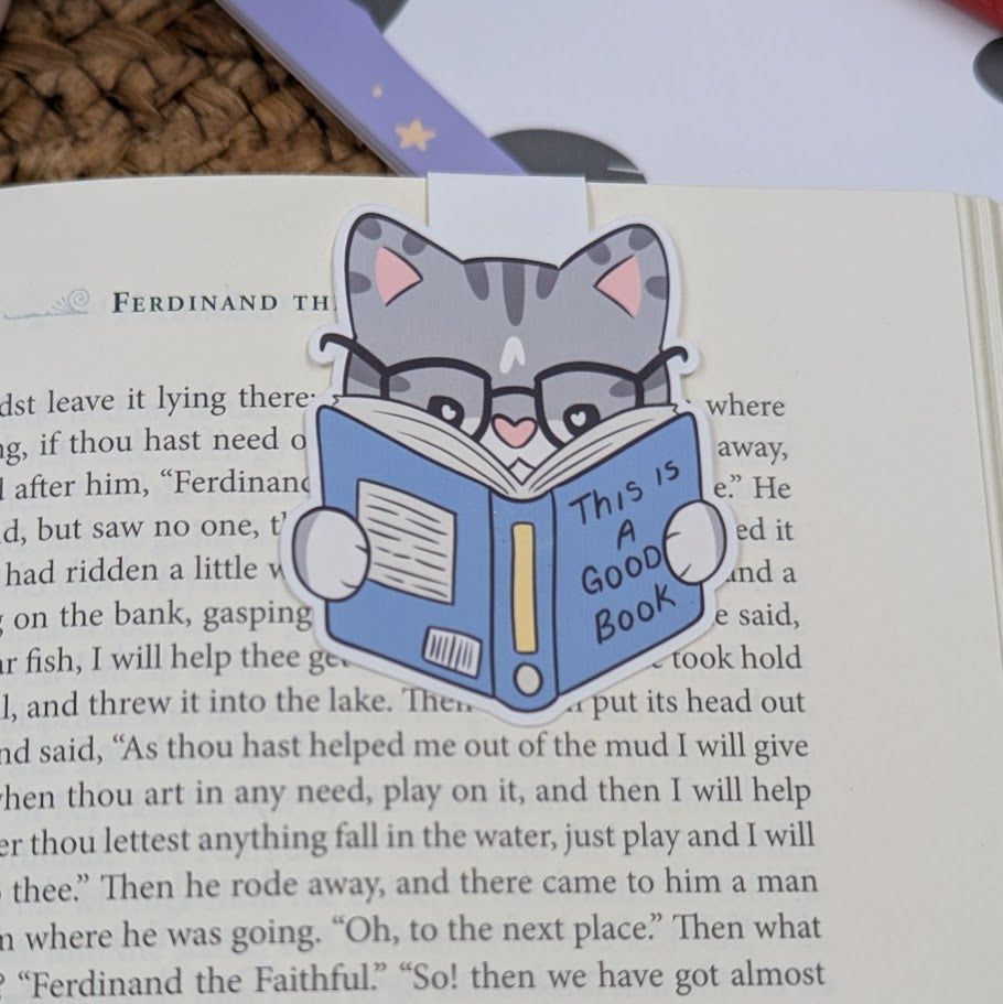 This Is A Good Book Magnetic Bookmark