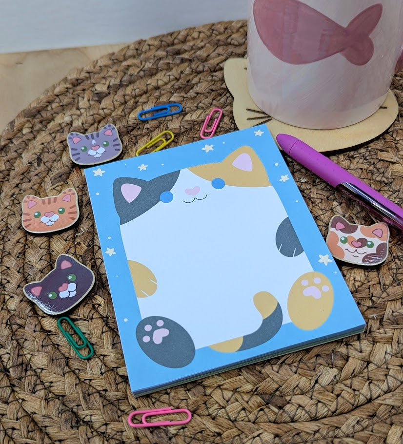 Chubby Cats Notepad (mixed pages)