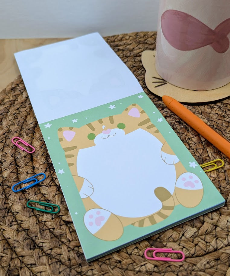 Chubby Cats Notepad (mixed pages)