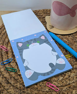 Chubby Cats Notepad (mixed pages)