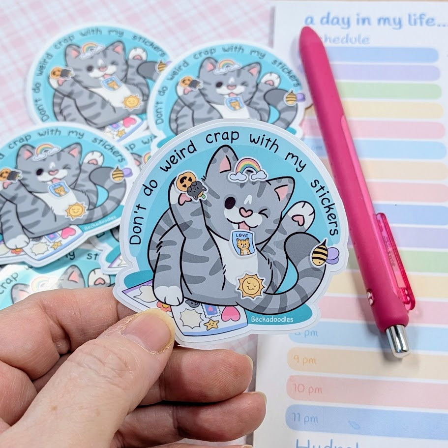 Don't Do Weird Crap With Stickers