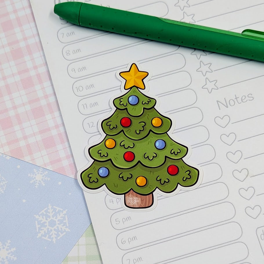 Christmas Tree Sticker