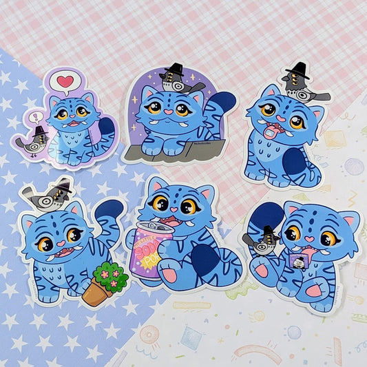 Derpy Cat Stickers