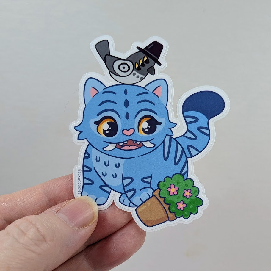 Derpy Cat Stickers