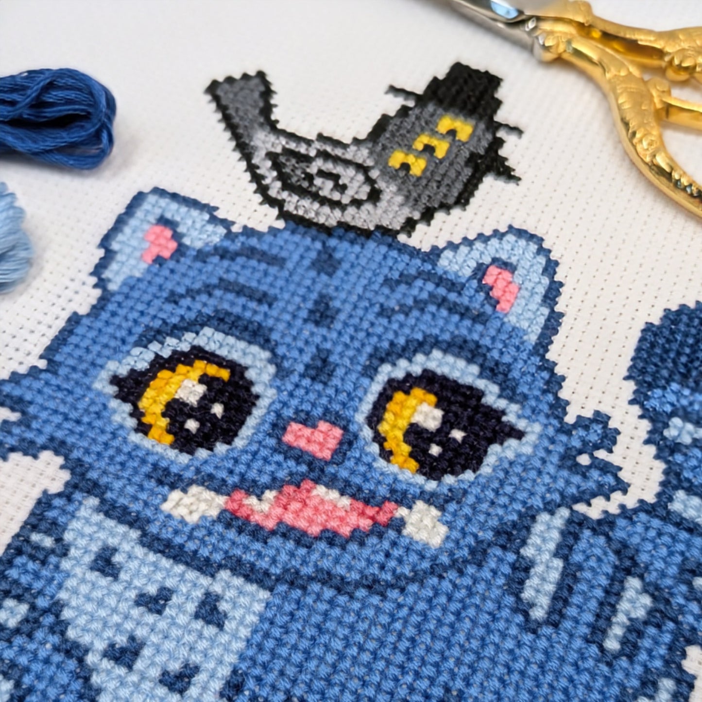 Derpy Tiger Flower Pot Cross Stitch Pattern
