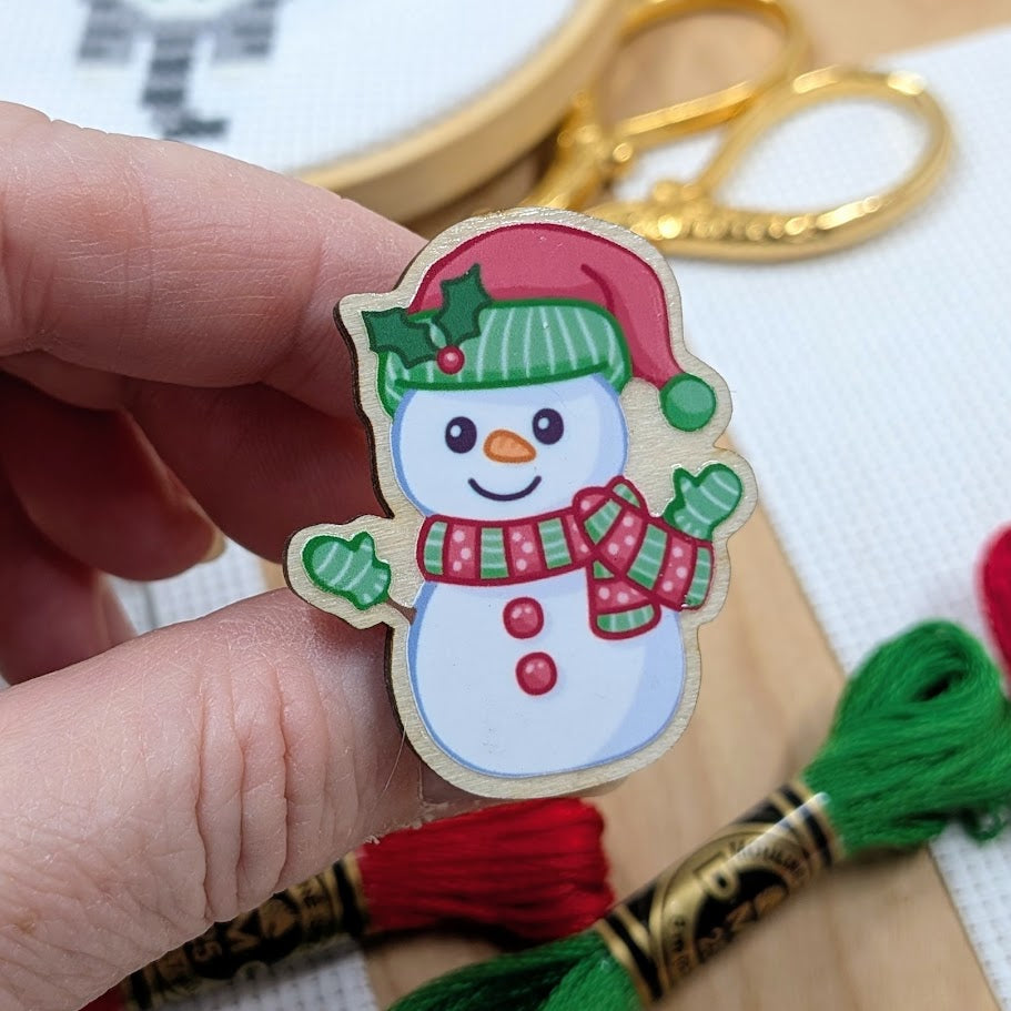 Snowman Needle Minder