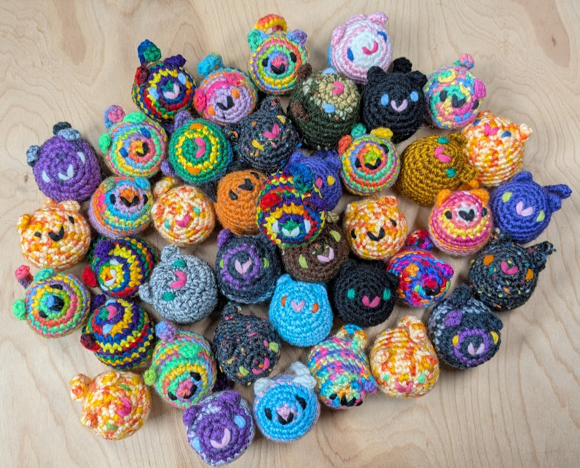 Crochet Cat Ball Toy