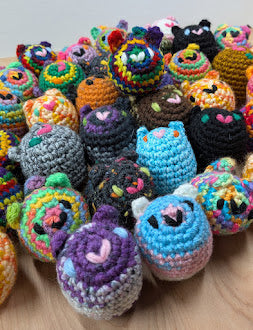 Crochet Cat Ball Toy