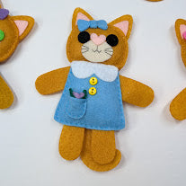 Ginger Little Kitty Dolly Felt Plush Toy