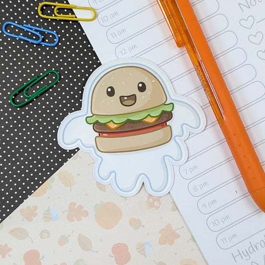Ghost Burger Sticker