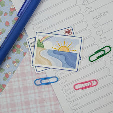 Postcard Sticker