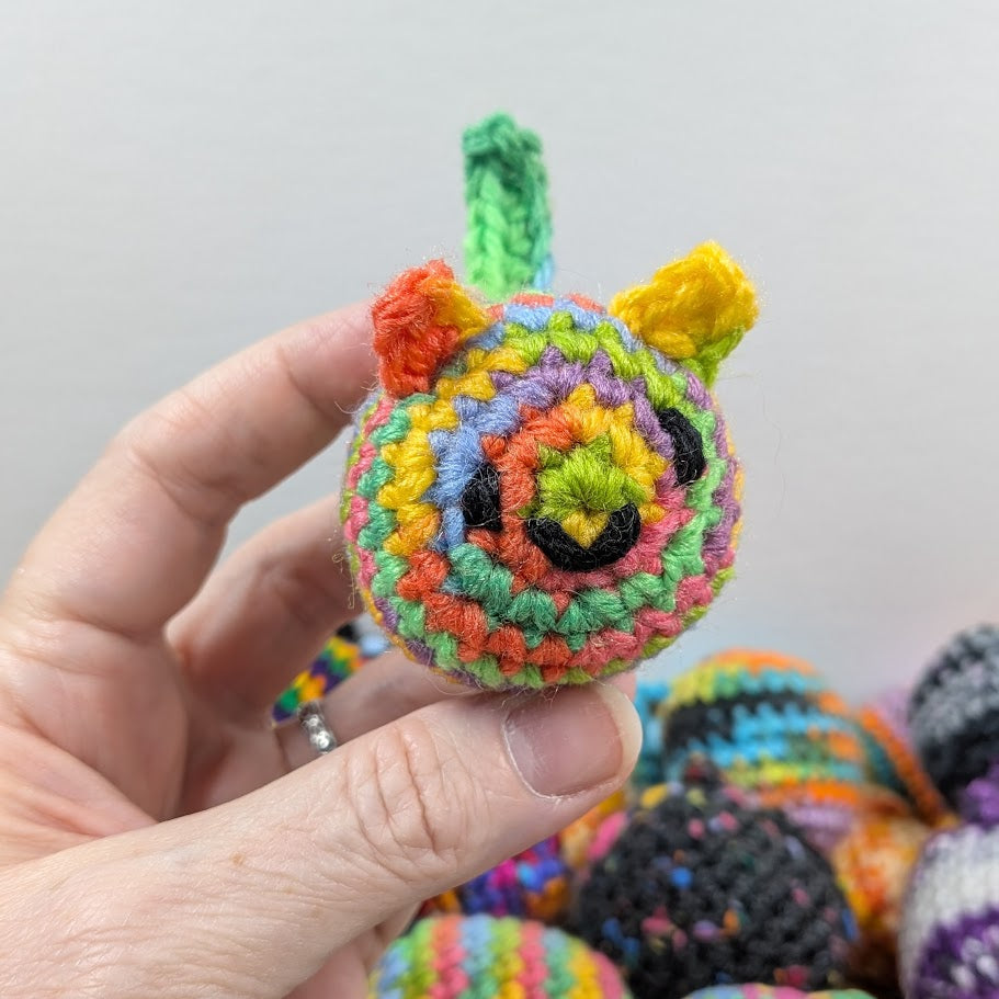 Crochet Cat Ball Toy