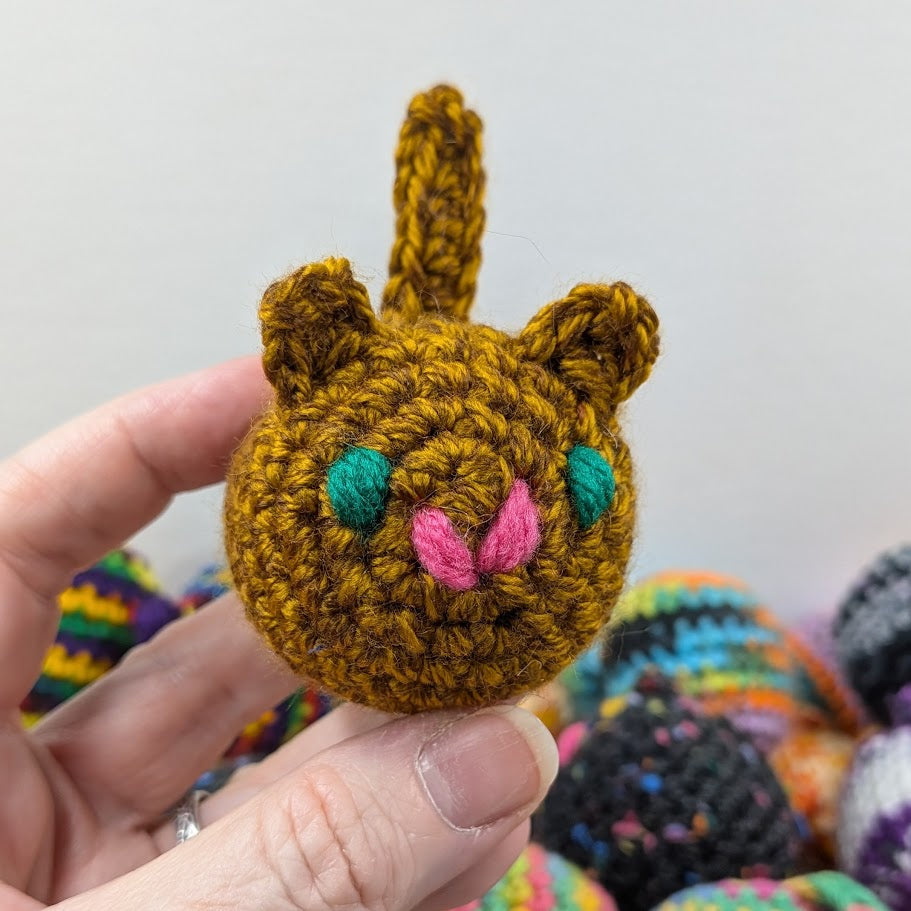Crochet Cat Ball Toy