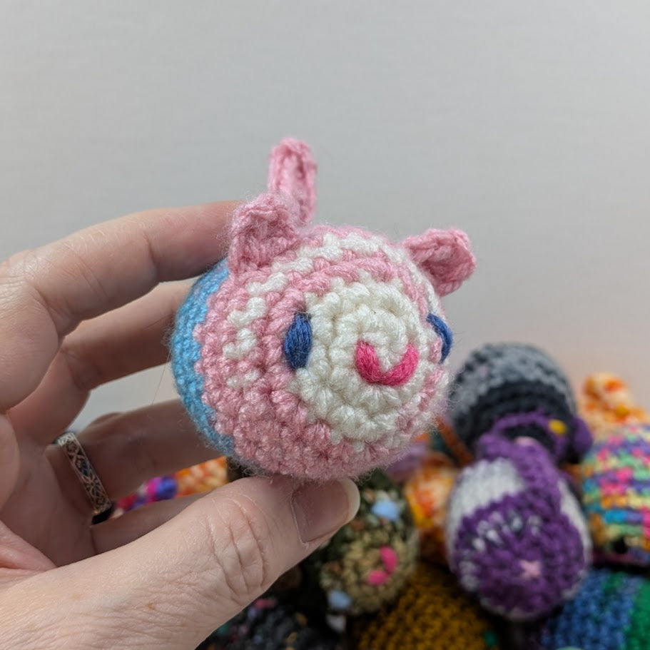 Crochet Cat Ball Toy