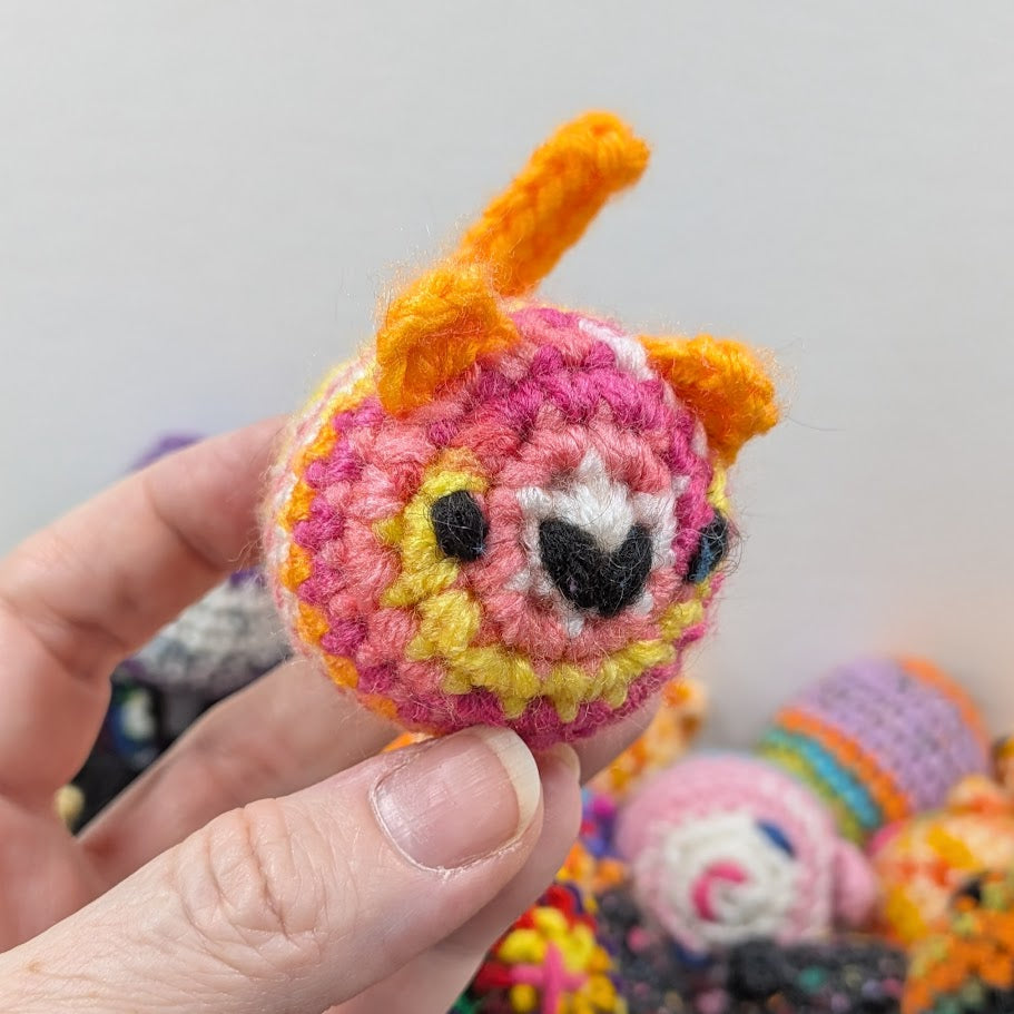 Crochet Cat Ball Toy