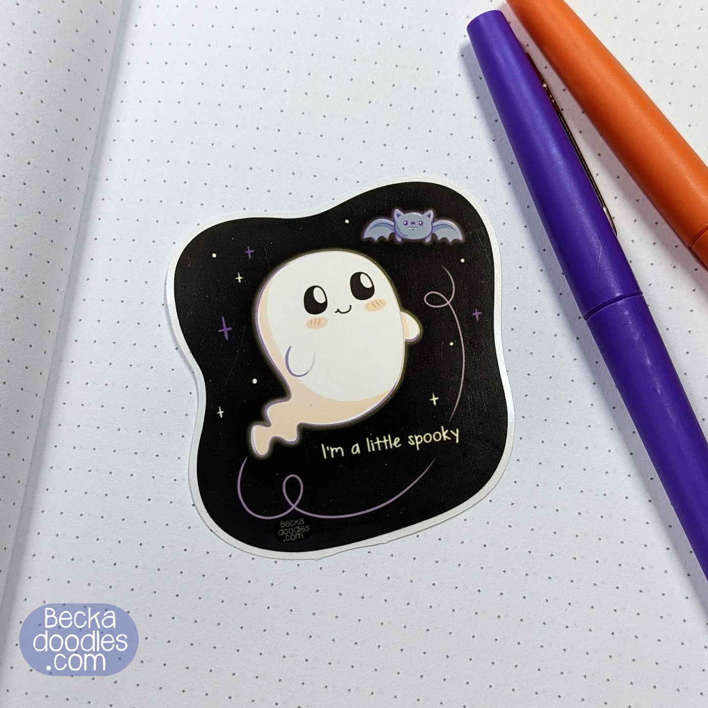 I'm a Little Spooky Ghost Sticker