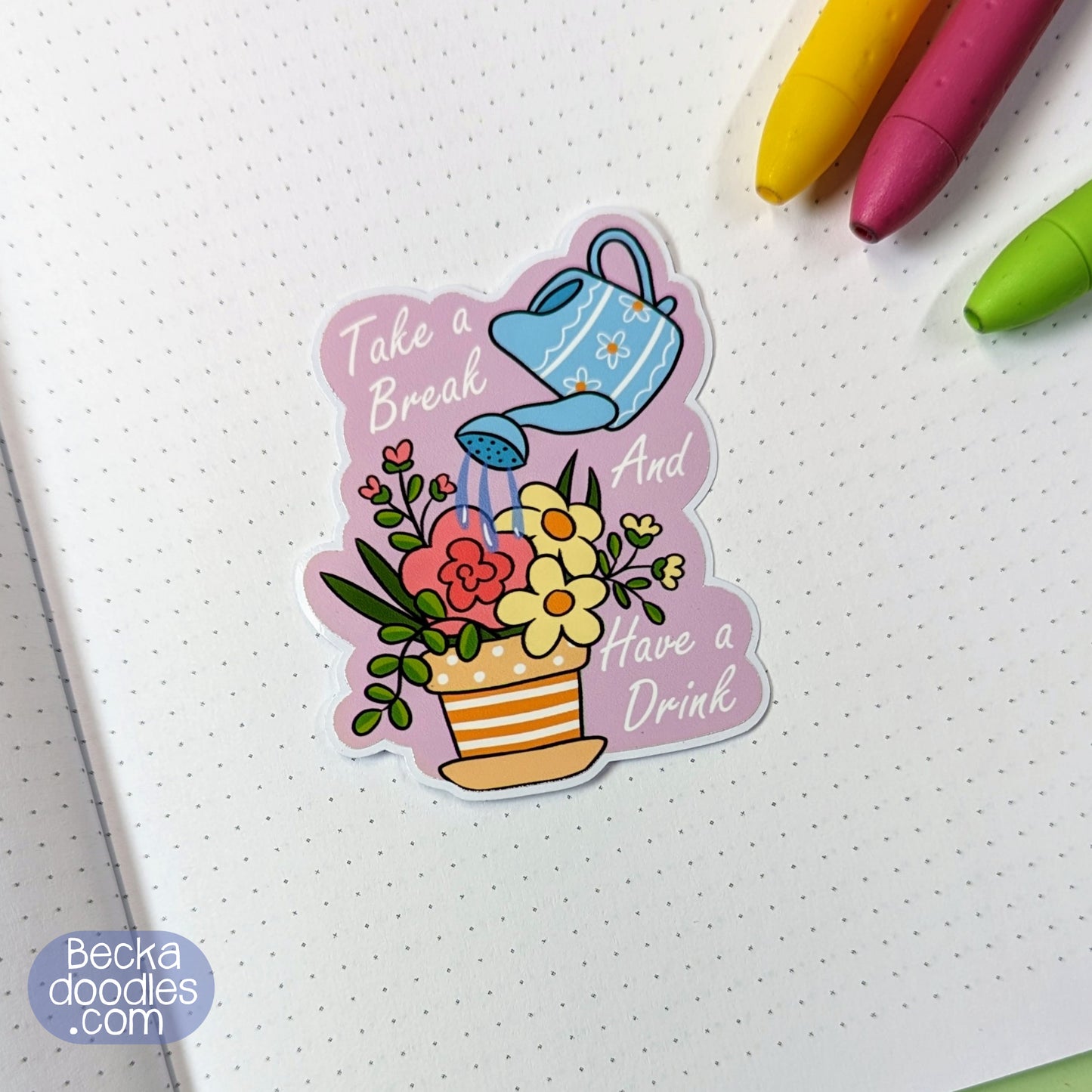 Take a Break Sticker