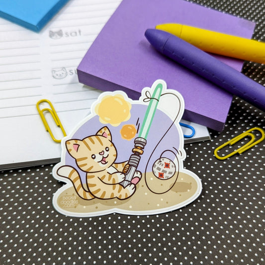 Cat Luke Sticker