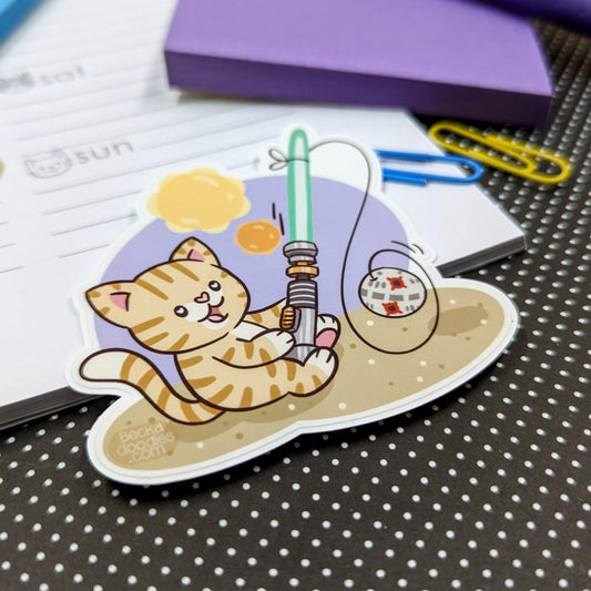 Cat Luke Sticker
