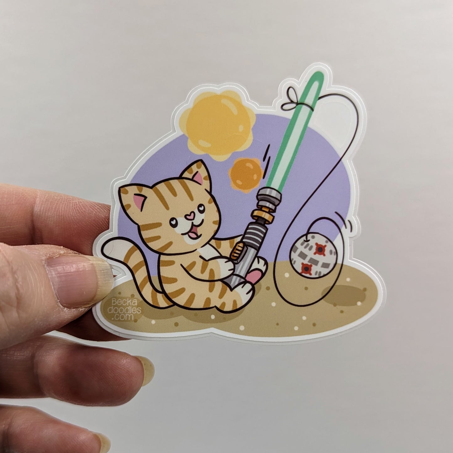 Cat Luke Sticker