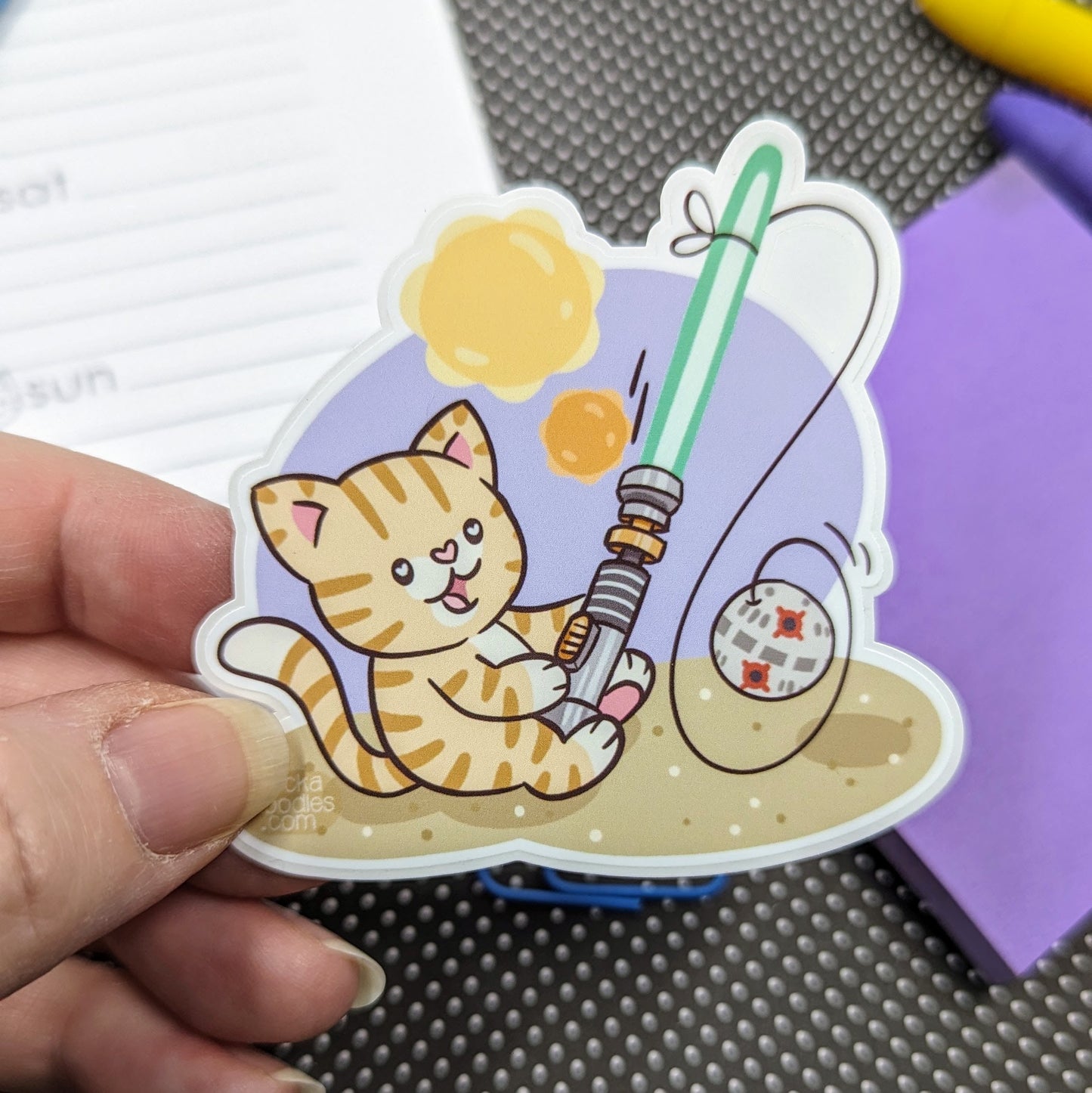 Cat Luke Sticker