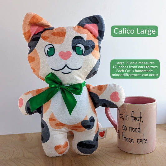 Calico Cat Plushie